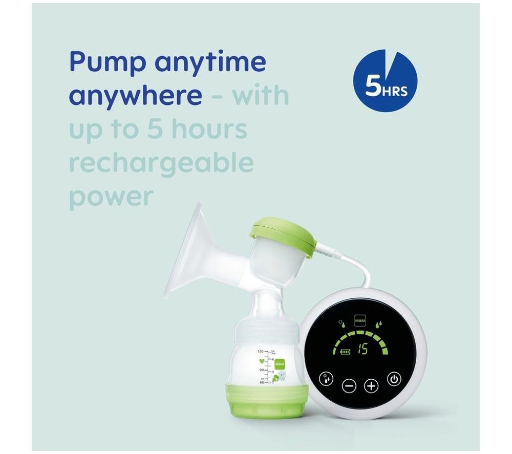 MAM 2-in-1 Single Breast Pump - Green image number 2 of 6