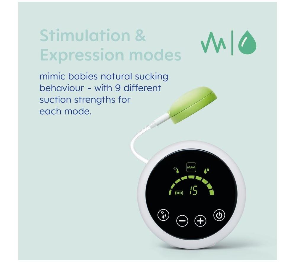 MAM 2-in-1 Single Breast Pump - Green image number 4 of 6