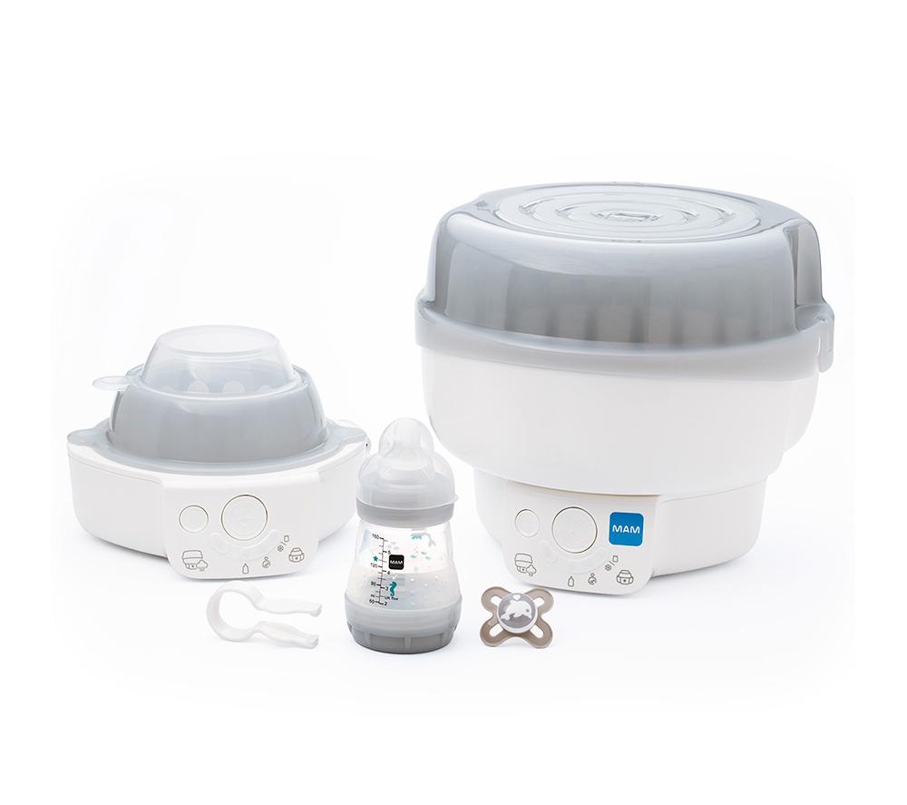 MAM Electric Steriliser & Express Bottle Warmer - Grey