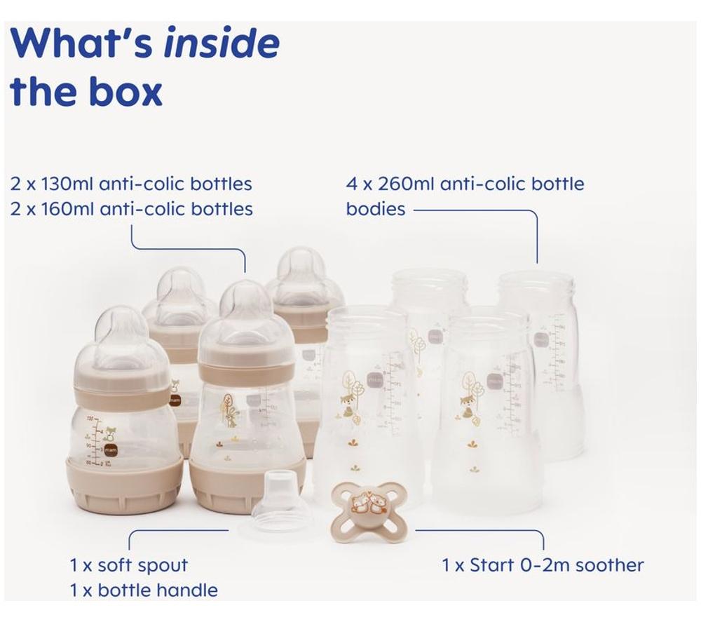 MAM Easy Start Bottle Set - Small, Pink image number 2 of 6
