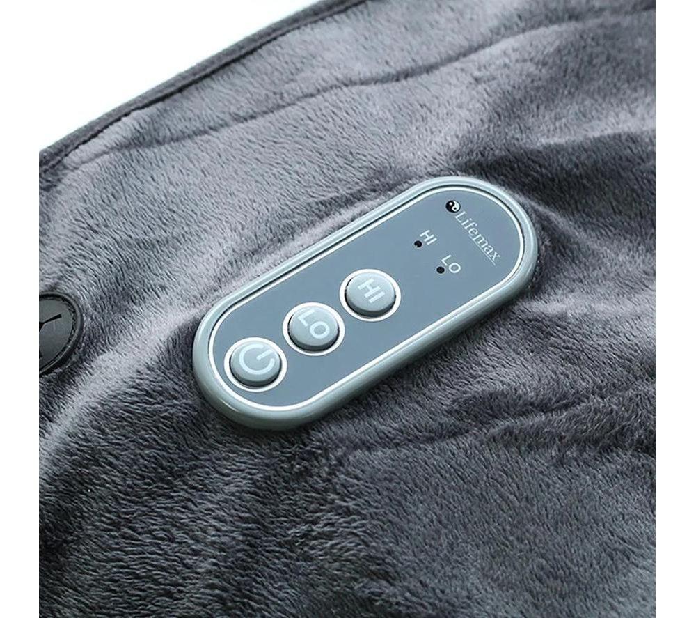 LIFEMAX 1359 Electric Lap Blanket - Grey image number 2 of 4