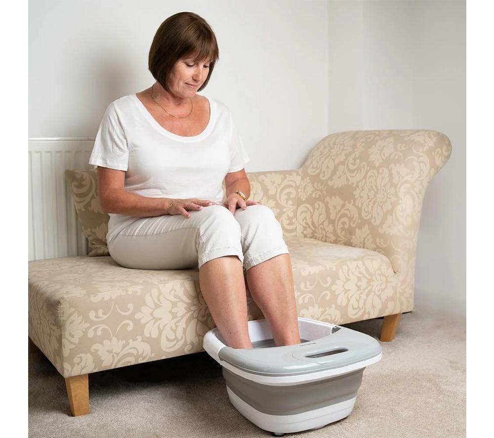LIFEMAX 1704 Foot spa - Grey & White image number 2 of 4