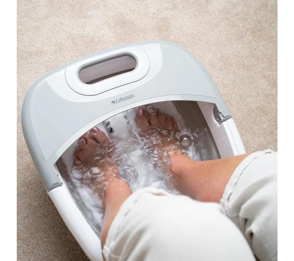LIFEMAX 1704 Foot spa - Grey & White image number 4 of 4