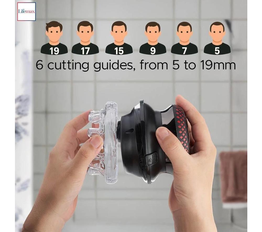 LIFEMAX Home Barber Trimmer - Black image number 5 of 7