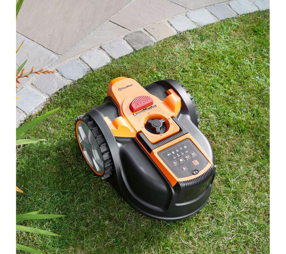 LAWNMASTER OcuMow AMB16-400 Robotic Lawn Mower - Orange & Black image number 7 of 8