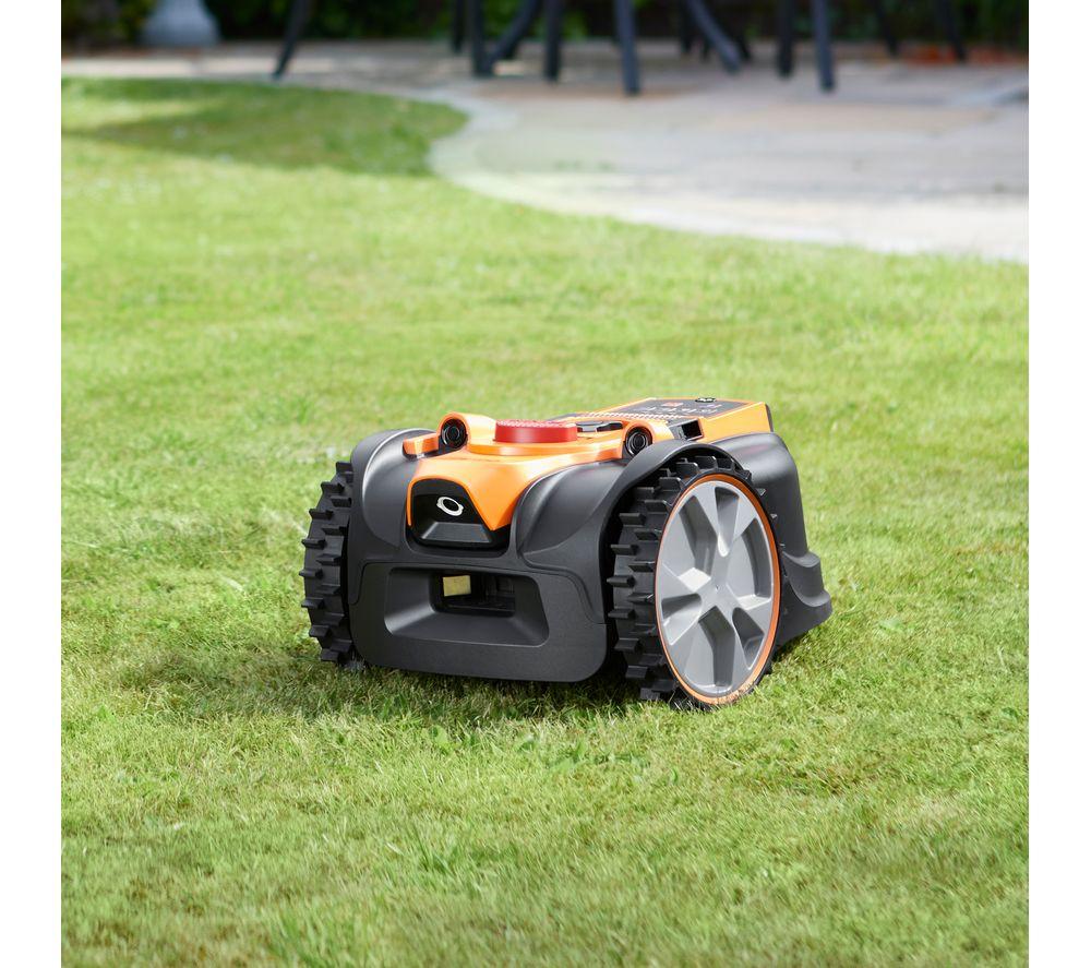 LAWNMASTER OcuMow AMB16-400 Robotic Lawn Mower - Orange & Black image number 8 of 8