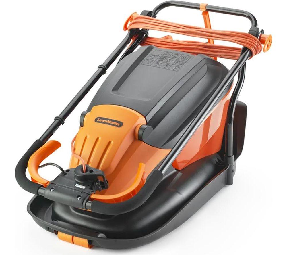 LAWNMASTER MEH1733-01 Corded Hover Lawn Mower - Orange & Black image number 2 of 10