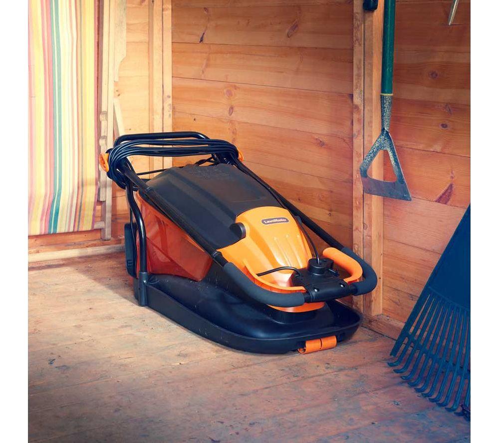 LAWNMASTER MEH1733-01 Corded Hover Lawn Mower - Orange & Black image number 8 of 10