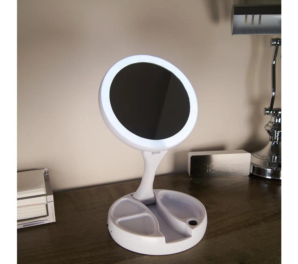 LIFEMAX 2000 LED Makeup Mirror - White image number 2 of 3