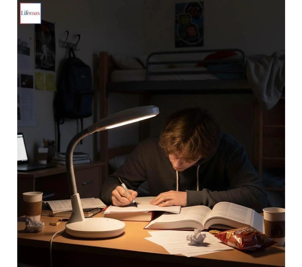 LIFEMAX Professional 2500D Reading Desk Light - White image number 2 of 3