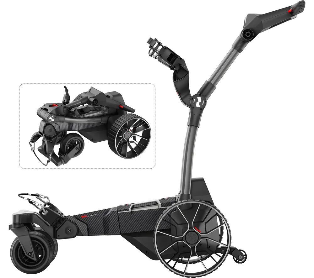 NAVEE Birdie 3 36 Hole Electric Golf Trolley - Black image number 3 of 3
