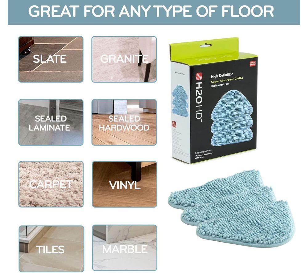 THANE H2O HD Microfibre Replacement Cloth Kit image number 2 of 2