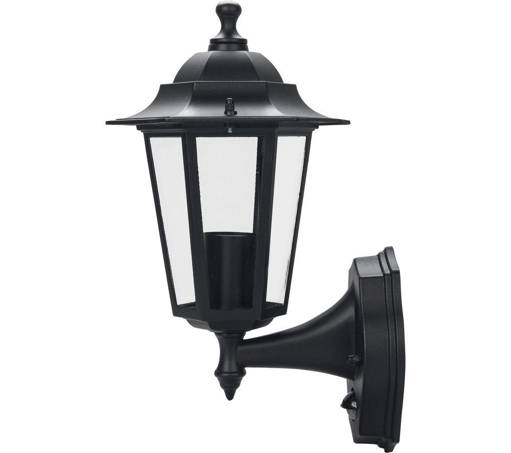 LUCECO LEXDCL6PB-02 Outdoor LED Wall Lantern with PIR Motion Sensor - Black image number 3 of 5