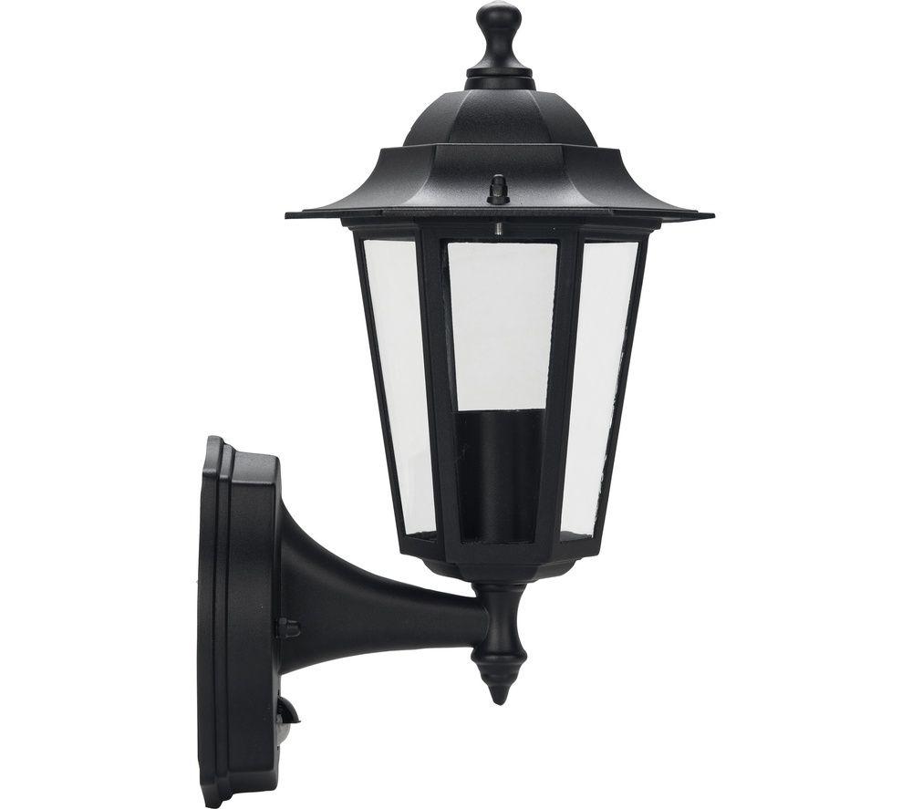 LUCECO LEXDCL6PB-02 Outdoor LED Wall Lantern with PIR Motion Sensor - Black image number 4 of 5