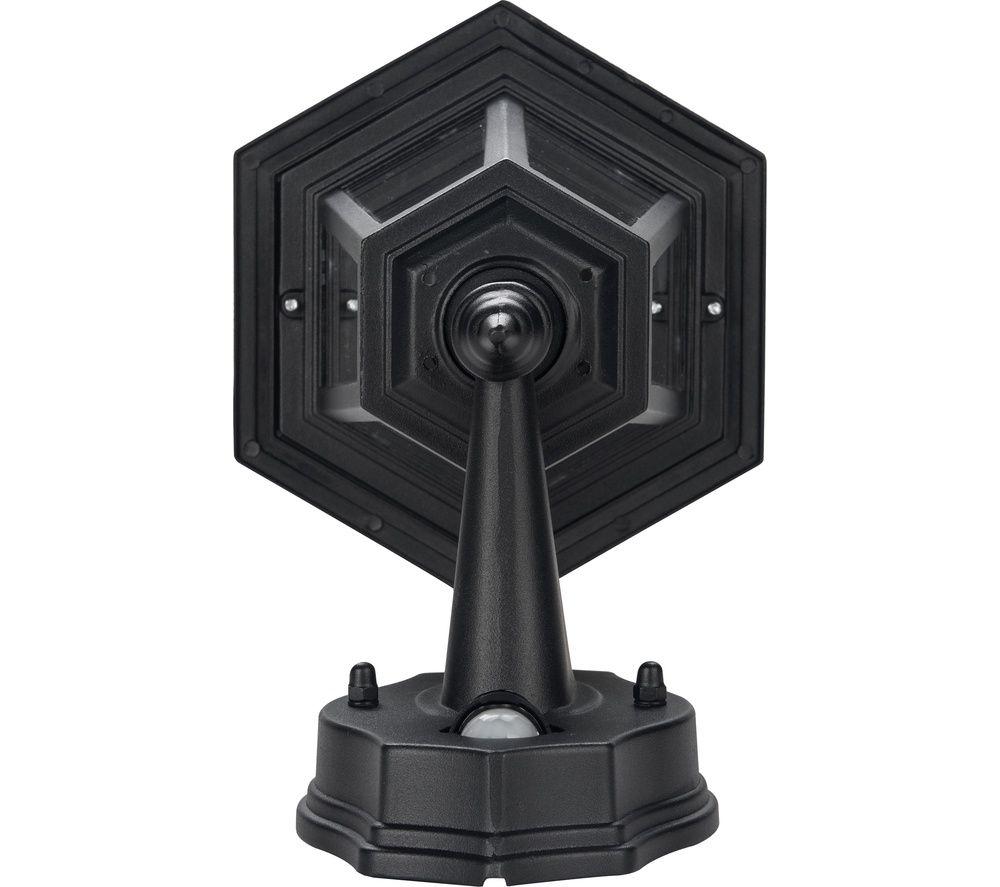 LUCECO LEXDCL6PB-02 Outdoor LED Wall Lantern with PIR Motion Sensor - Black image number 5 of 5