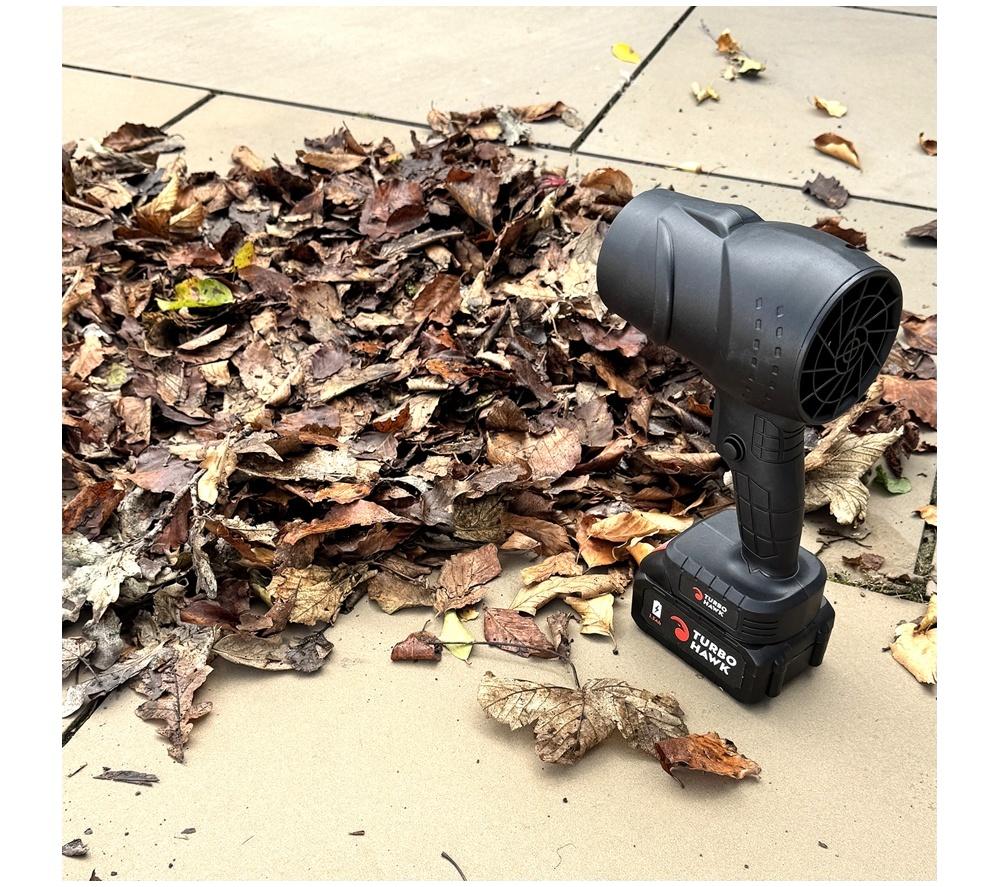 DREW&COLE Turbo Hawk Cordless Leaf Blower - Black & Red image number 17 of 20