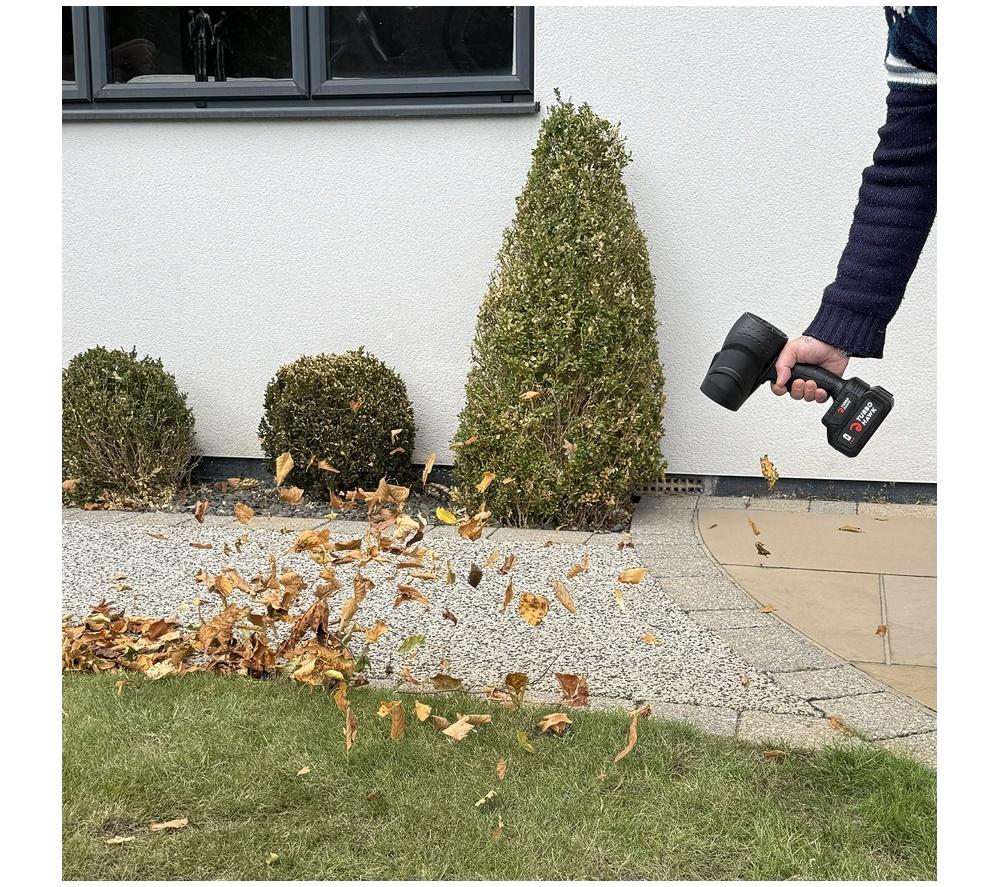 DREW&COLE Turbo Hawk Cordless Leaf Blower - Black & Red image number 18 of 20