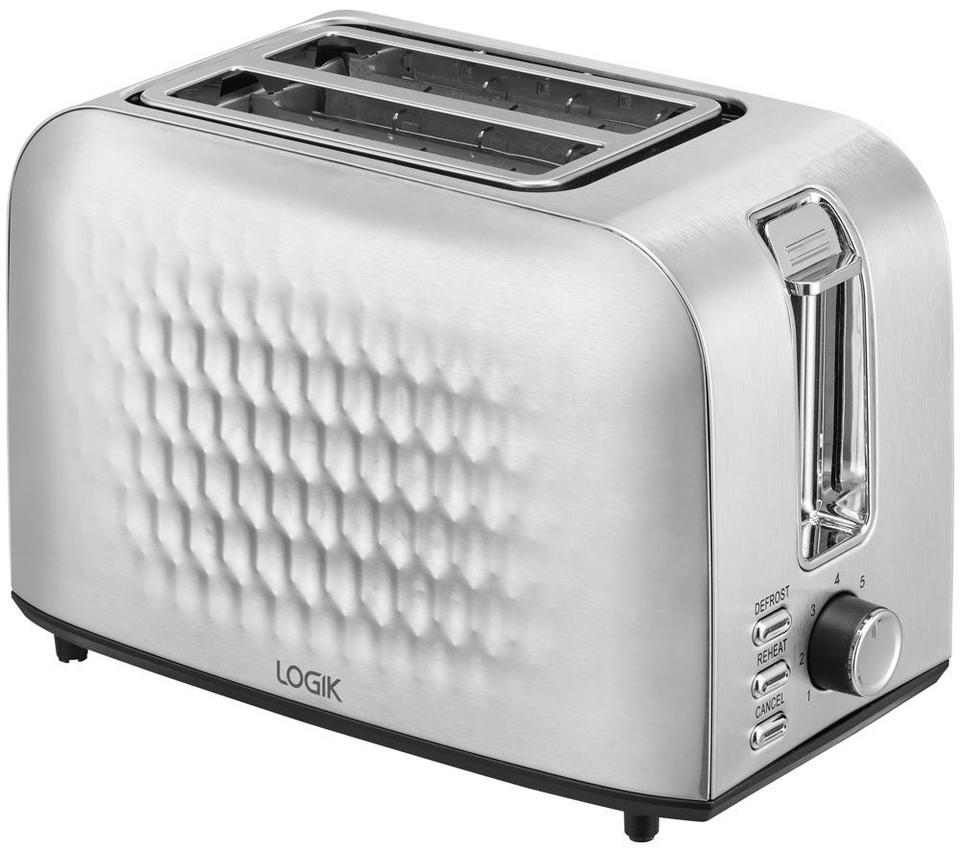 LOGIK L02STS26 2-Slice Toaster - Stainless Steel