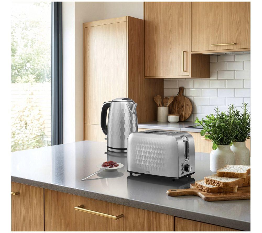 LOGIK L02STS26 2-Slice Toaster - Stainless Steel image number 7 of 7