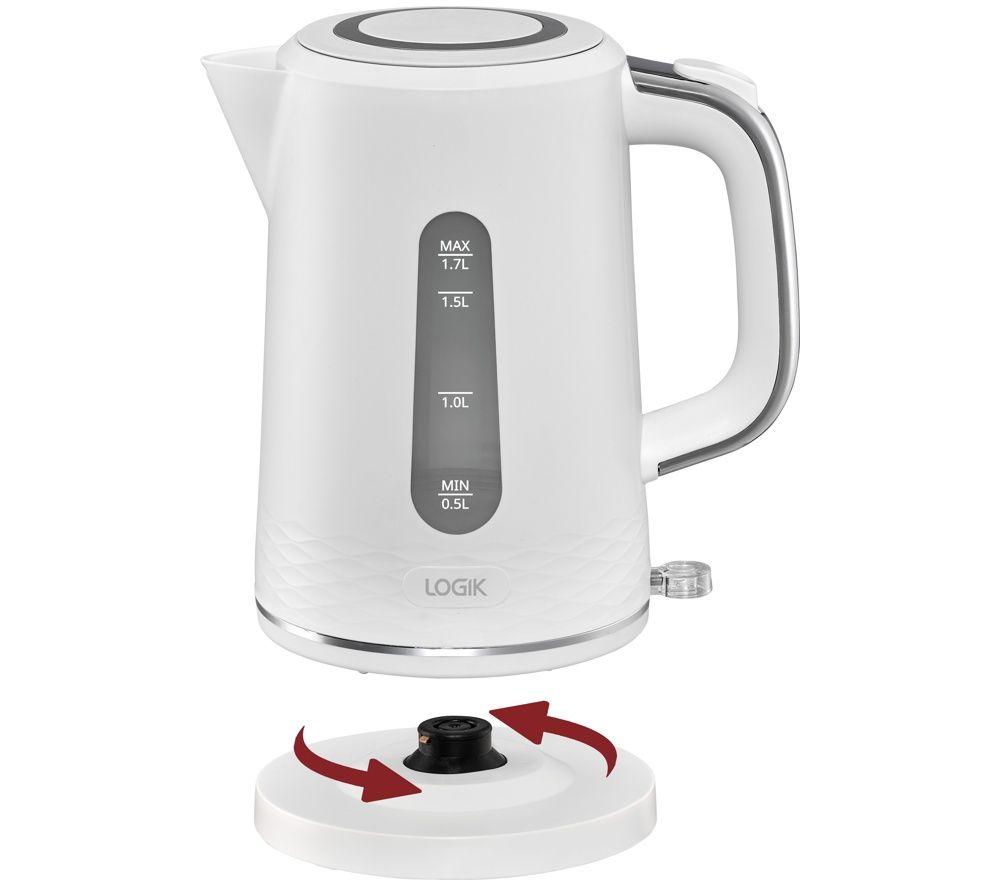 LOGIK L17PKW26 Jug Kettle - White image number 2 of 7