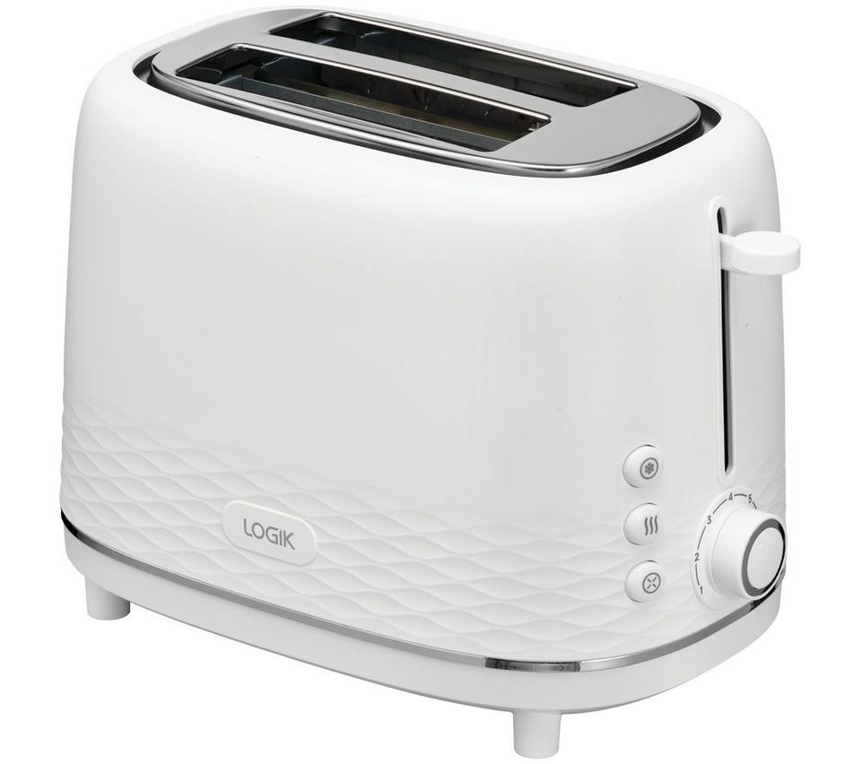 LOGIK L02PTW26 2-Slice Toaster - White