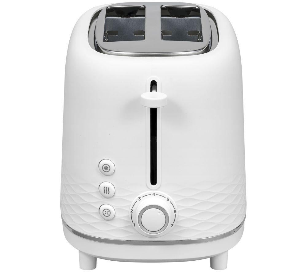 LOGIK L02PTW26 2-Slice Toaster - White image number 2 of 7