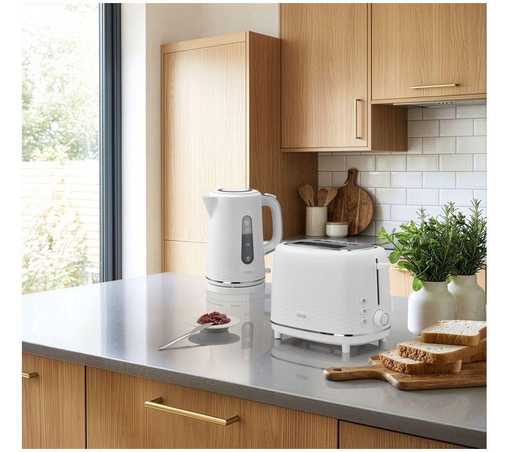 LOGIK L02PTW26 2-Slice Toaster - White image number 7 of 7