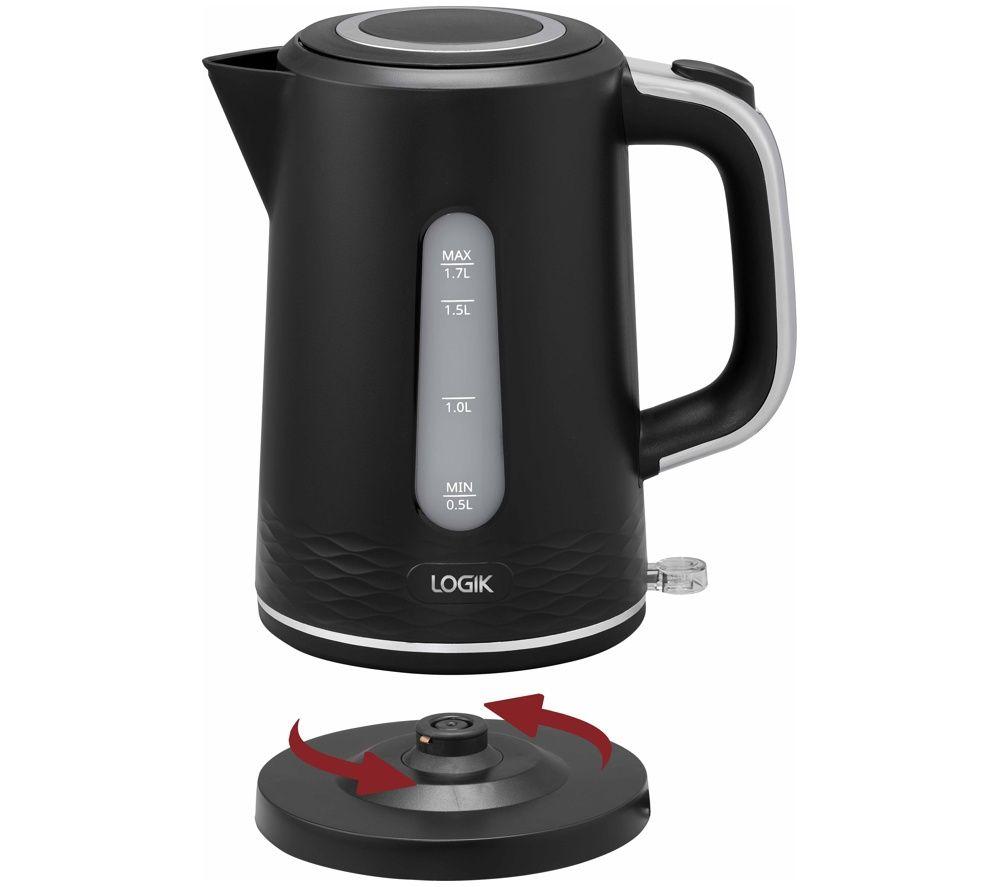 LOGIK L17PKB26 Traditional Kettle - Black image number 3 of 7