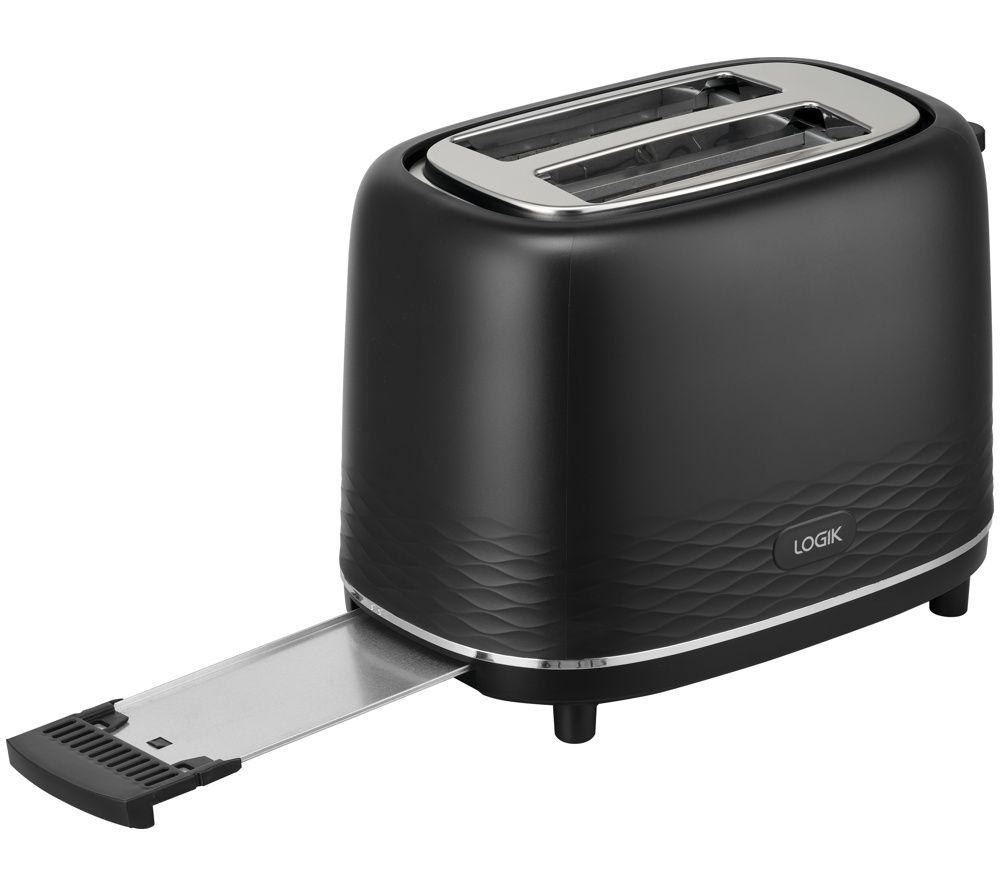 LOGIK L02PTB26 2-Slice Toaster - Black image number 3 of 7