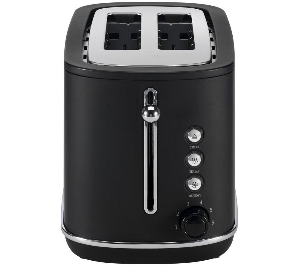 LOGIK L02STB26 2-Slice Toaster - Black image number 2 of 6