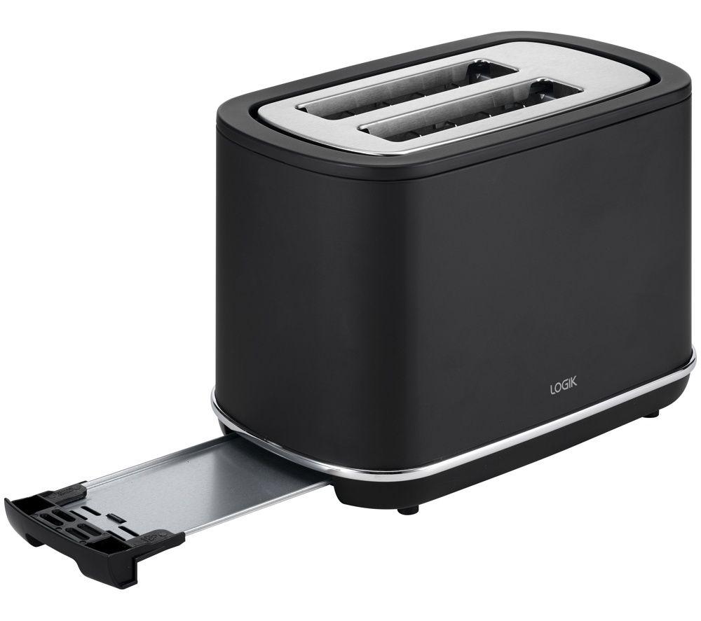 LOGIK L02STB26 2-Slice Toaster - Black image number 3 of 6
