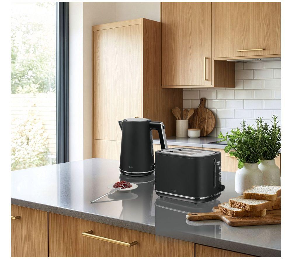 LOGIK L02STB26 2-Slice Toaster - Black image number 6 of 6