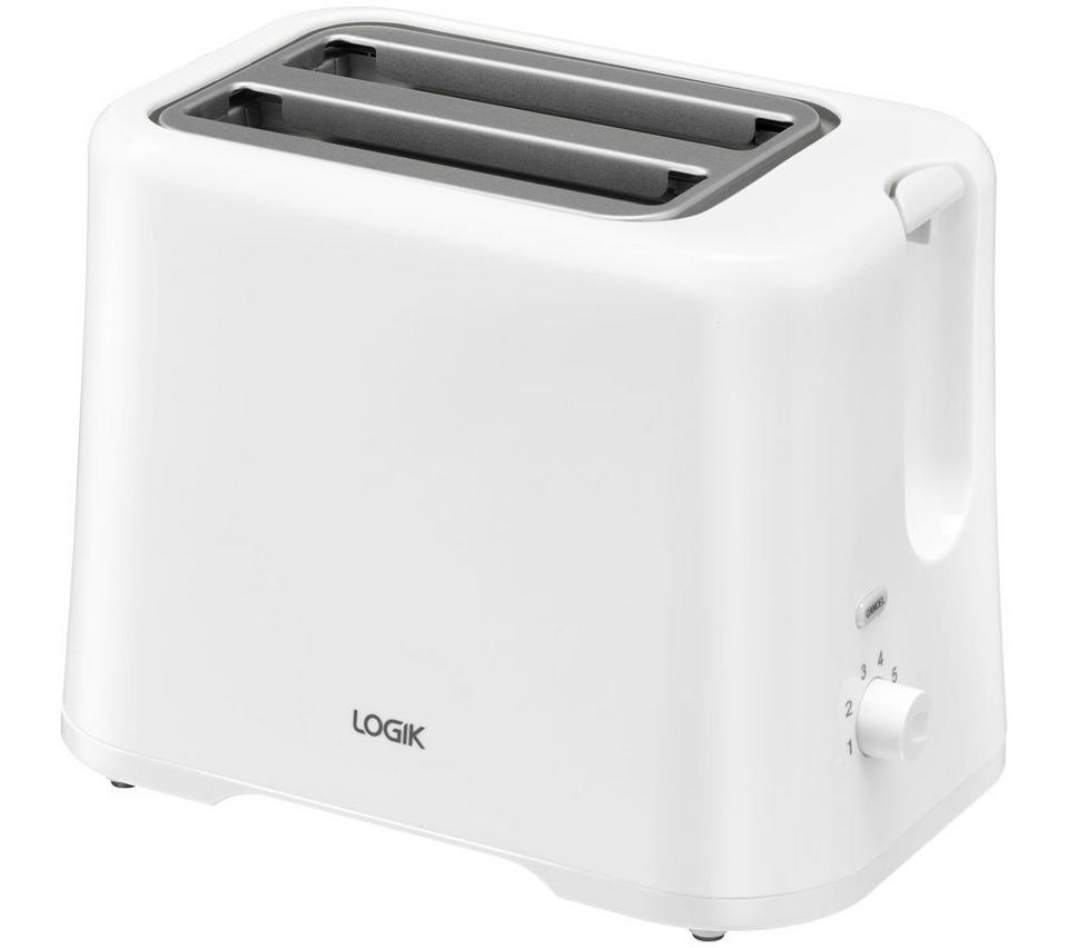 LOGIK L02TW26 2-Slice Toaster - White