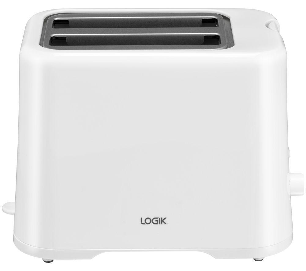 LOGIK L02TW26 2-Slice Toaster - White image number 3 of 6