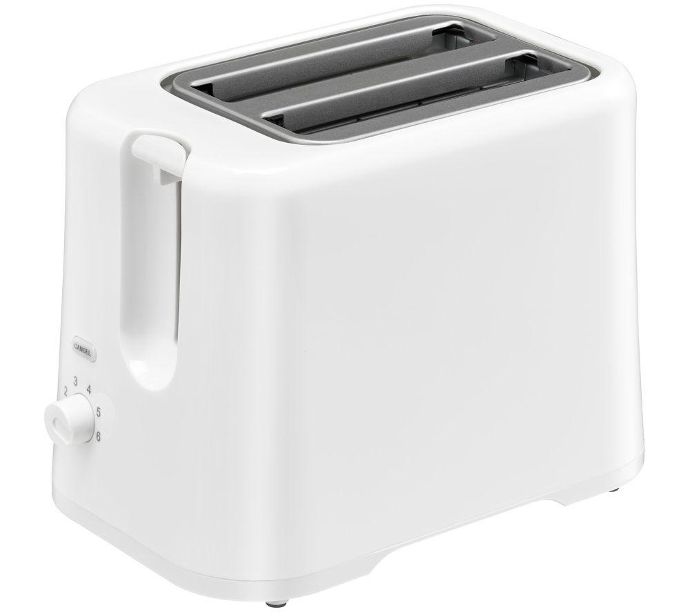 LOGIK L02TW26 2-Slice Toaster - White image number 4 of 6