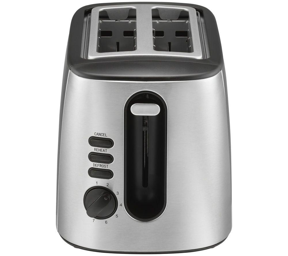 LOGIK L02TS26 2 Slice Toaster - Stainless Steel image number 2 of 7