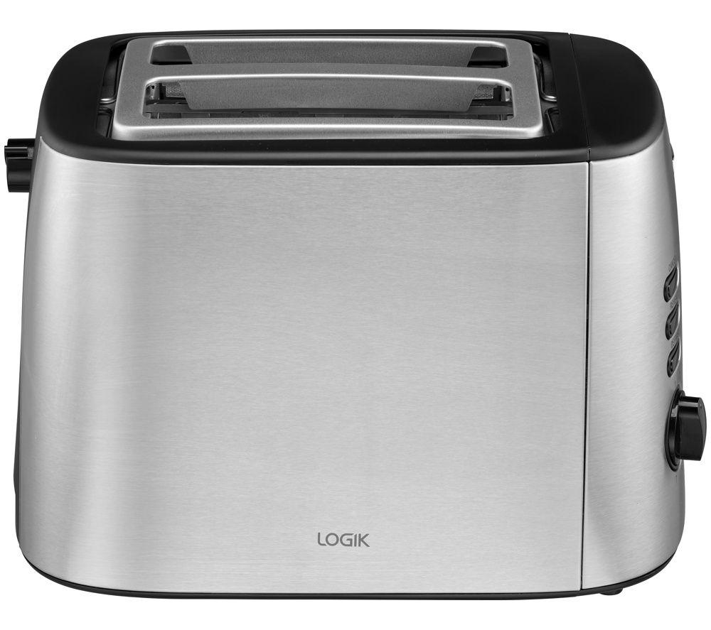 LOGIK L02TS26 2 Slice Toaster - Stainless Steel image number 4 of 7