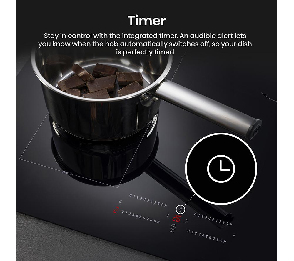 HISENSE HIC8422BSC 80cm Electric Induction Hob - Black image number 9 of 18
