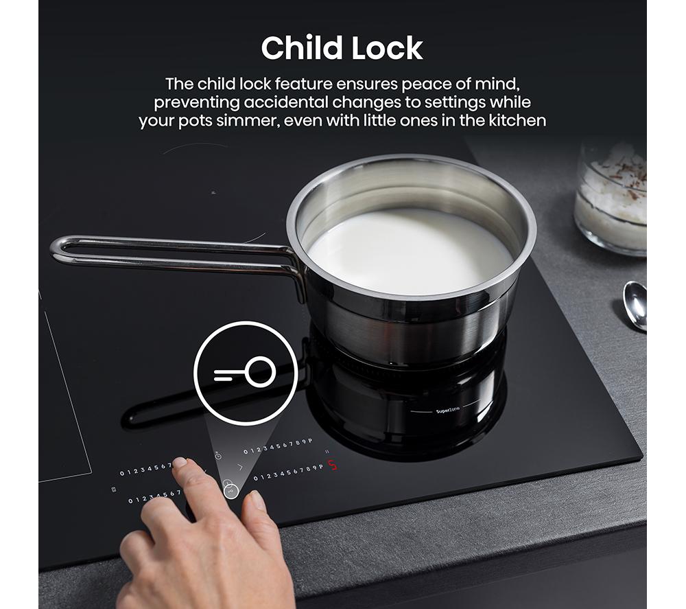 HISENSE HIC8422BSC 80cm Electric Induction Hob - Black image number 10 of 18