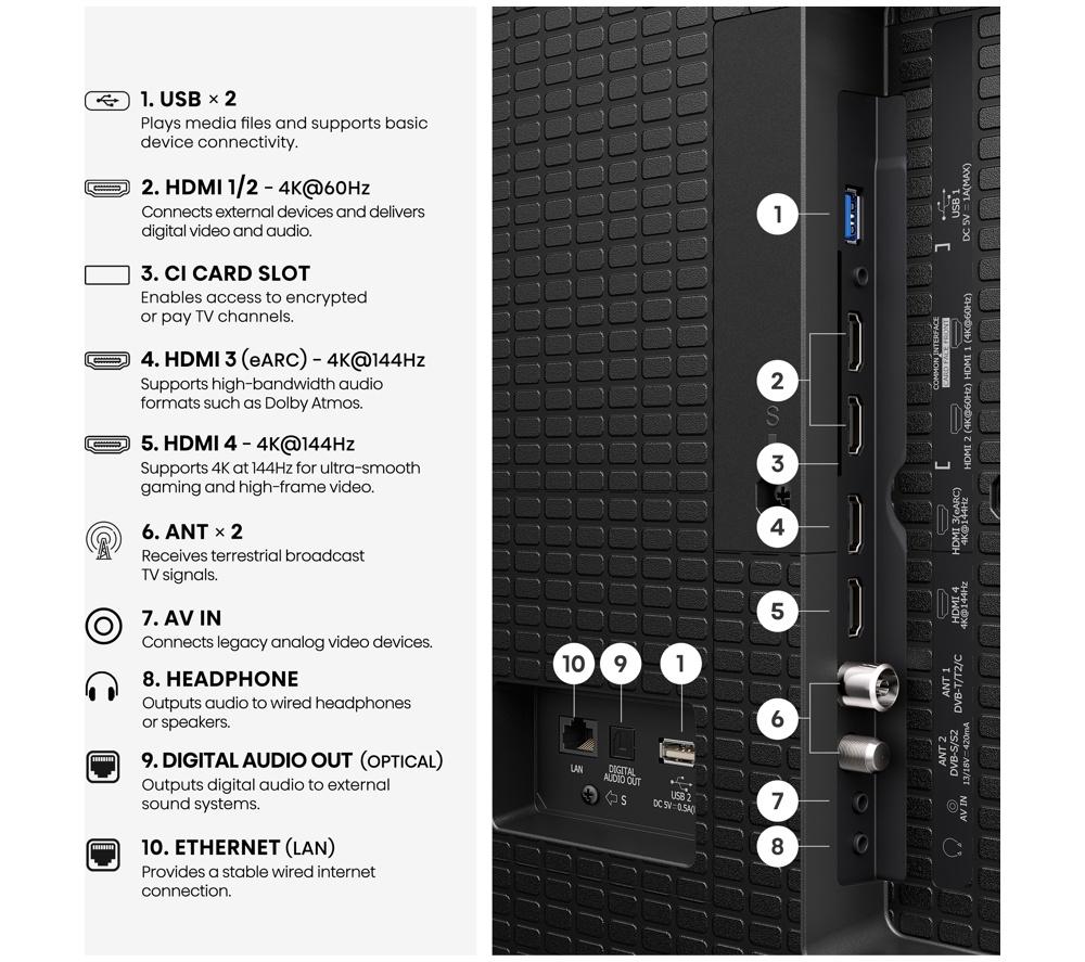 HISENSE E7S PRO 100" QLED 4K HDR Smart TV with Freely - 100E7STUK PRO image number 12 of 14