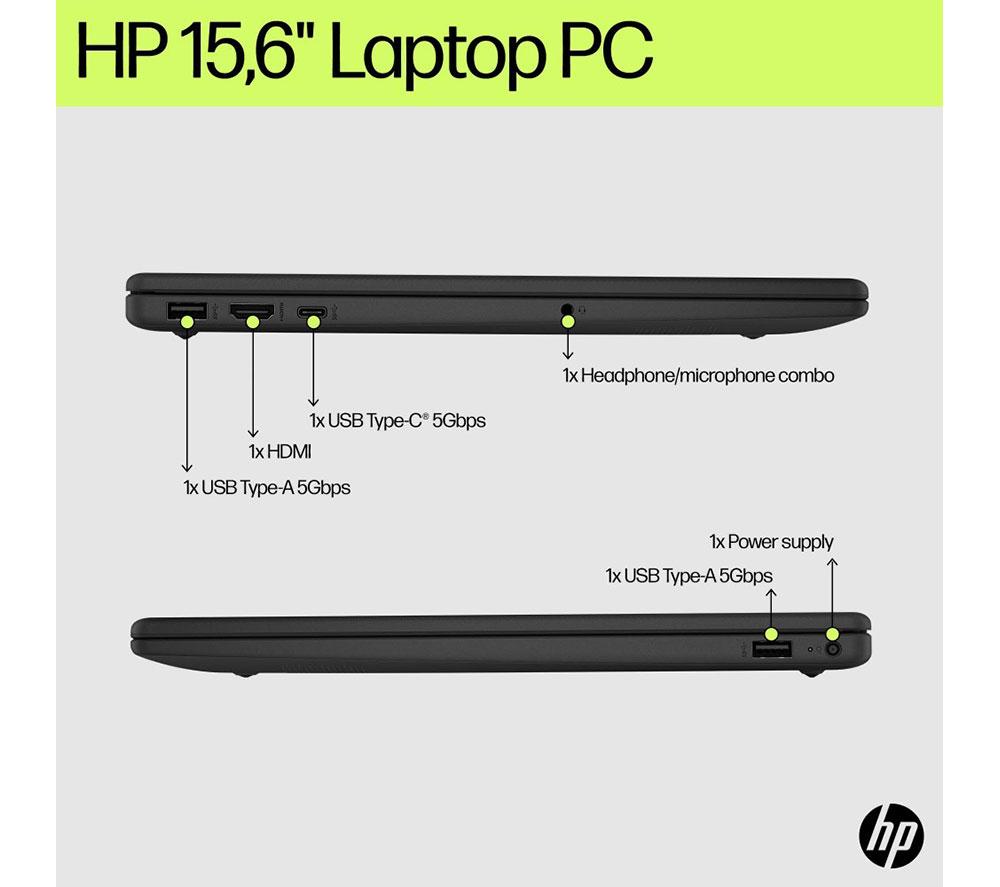 HP 15-fd1502sax 15.6" Laptop - Intel&reg; Core&trade; 5, 512 GB SSD, Grey image number 11 of 20