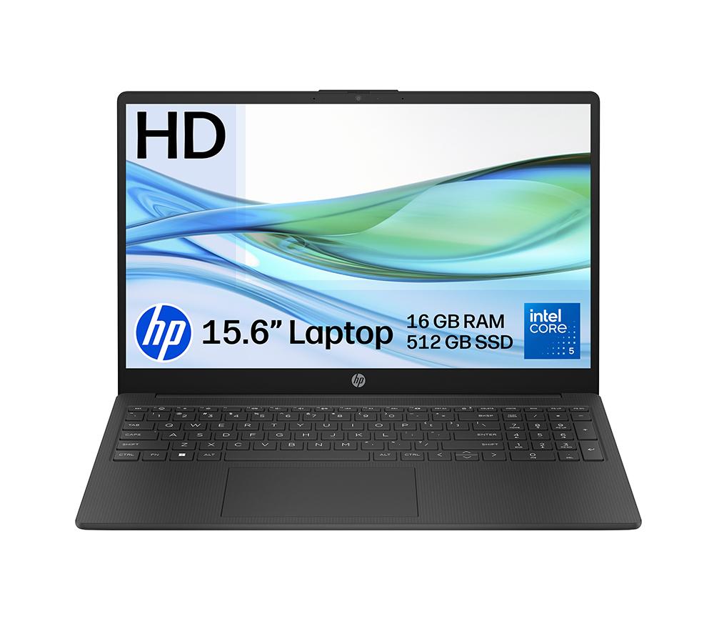 HP 15-fd1505sax 15.6inch Laptop - IntelÂ® Coreâ„¢ 5, 512 GB SSD, Black