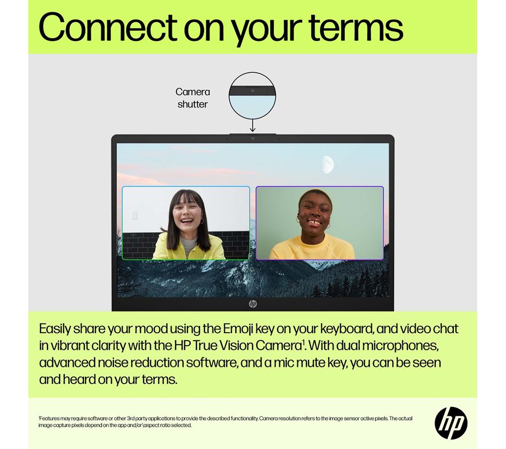 HP 15-fd1505sax 15.6" Laptop - Intel&reg; Core&trade; 5, 512 GB SSD, Black image number 5 of 21