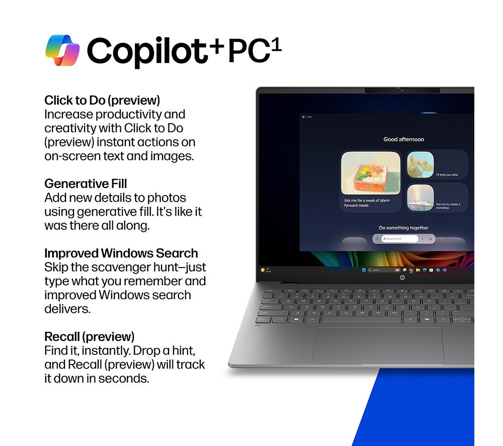 HP OmniBook 5 AI 16" Laptop - AMD Ryzen AI 7, 512 GB SSD, Silver image number 11 of 27