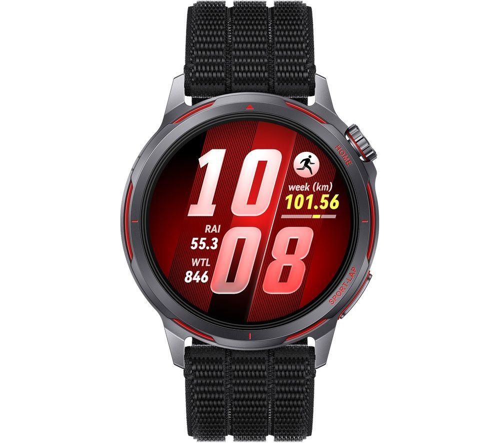HUAWEI Watch GT Runner 2 - Titanium with Midnight Black Woven Strap, 43.5 mm image number 5 of 6