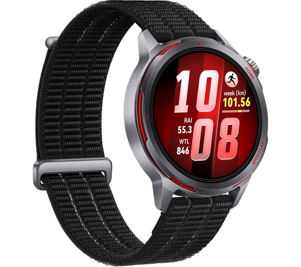 HUAWEI Watch GT Runner 2 - Titanium with Midnight Black Woven Strap, 43.5 mm image number 6 of 6