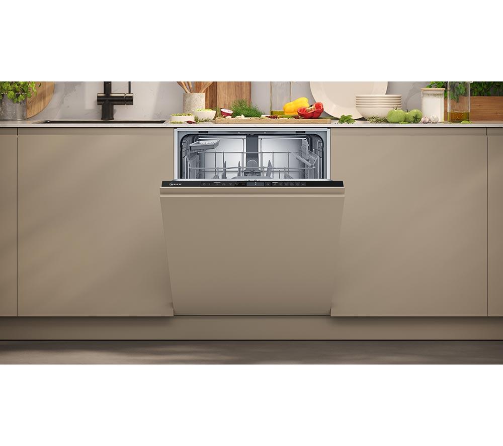 NEFF N30 S153HKX06G Full-size Fully Integrated WiFi-enabled Dishwasher image number 3 of 12