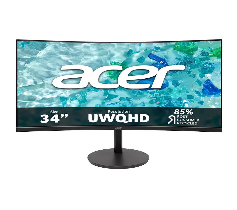 ACER Vero CB342CURJ0 Wide Quad HD 34" Curved VA LCD Monitor - Black