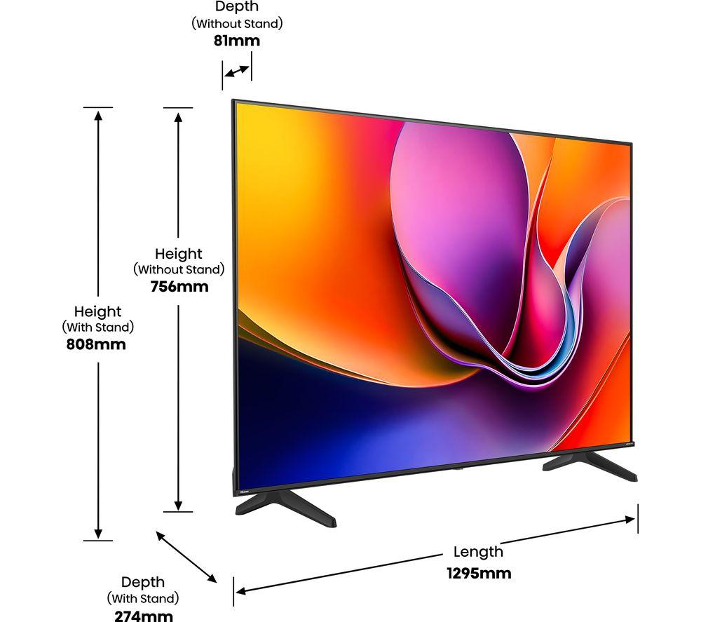 HISENSE A6S 58" LED 4K HDR Smart TV with Freely - 58A6STUK image number 5 of 8