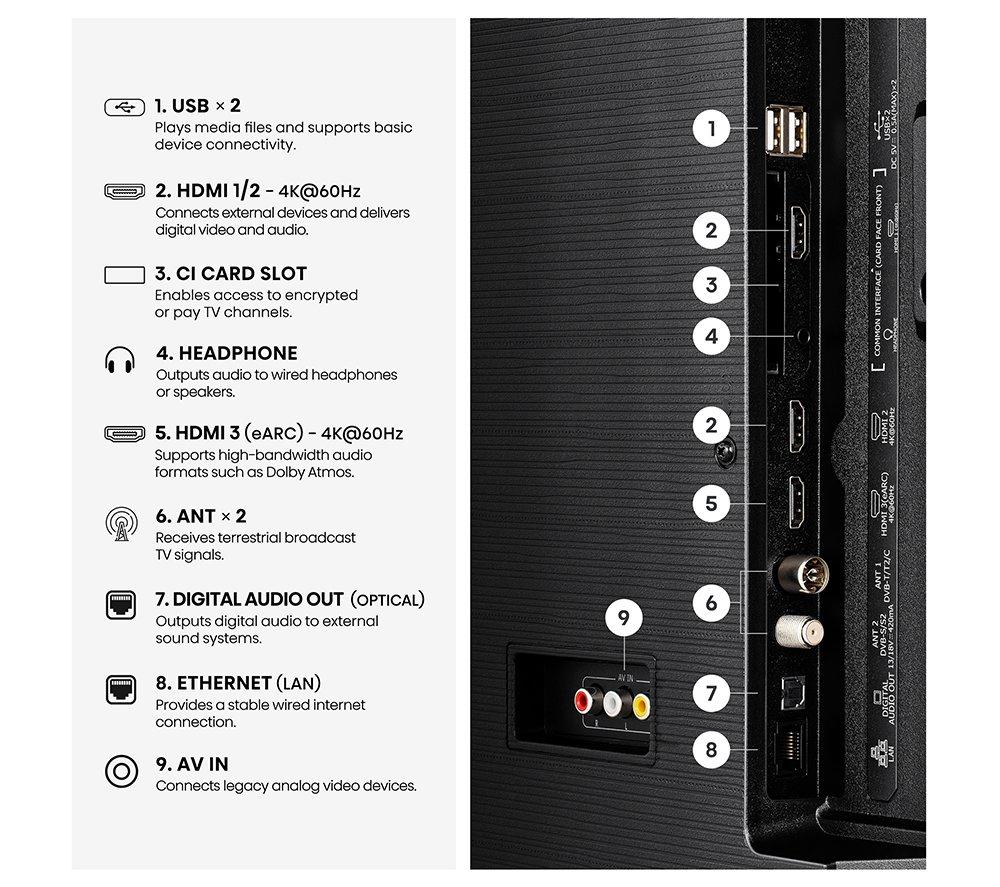 HISENSE A6S 58" LED 4K HDR Smart TV with Freely - 58A6STUK image number 12 of 15
